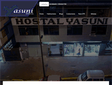Tablet Screenshot of hostalyasuni.com